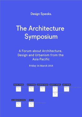 The Architecture Symposium
