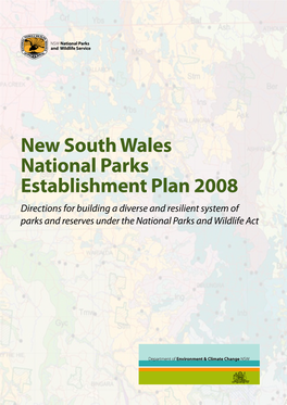 NSW National Parks Establishment Plan 2008