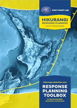 Hikurangi Response Planning Toolbox Plenty (31,000); 11% for Tairāwhiti-Gisborne (4,600); 29% and Within the Regional Response Concept Paper Annex