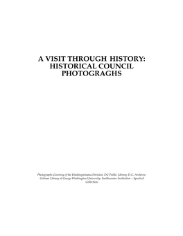 A Visit Through History: Historical Council Photograghs