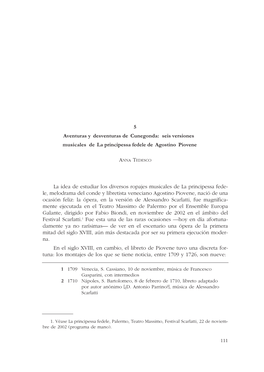 Estudios Sobre Música, Dramaturgia E Historia Cultural