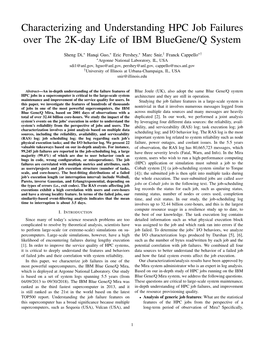 Characterizing and Understanding HPC Job Failures Over the 2K-Day Life of IBM Bluegene/Q System