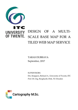 Design of a Multiscale Base Map for a Tiled Web Map