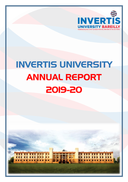 Invertis University Annual Report 2019-20