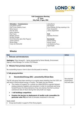 LSDC Meeting Minutes