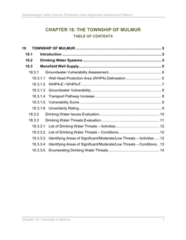 Nottawasaga Valley Chapter 18 Mulmur