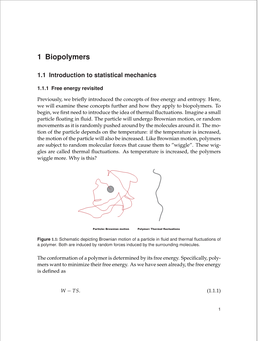 1 Biopolymers