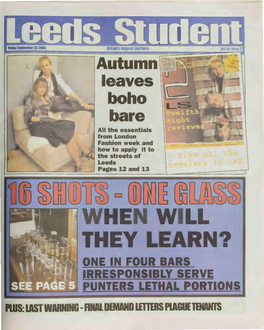 WHEN WILL THEY LEARN? ONE in FOUR BARS IRRESPONSIBLY SERVE ~~~ PUNTERS LETHAL PORTIONS Pl.US: IAST WARNING- Rnal DEMAND I.Efflrs PIAGUE 1ENAN1S 2