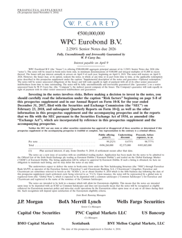 WPC Eurobond B.V