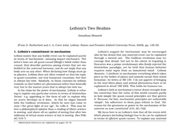 Leibniz's Two Realms