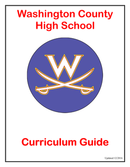 Washington County High School Curriculum Guide