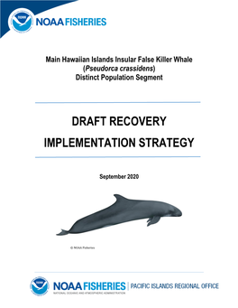 MHI IFKW Draft Recovery Plan