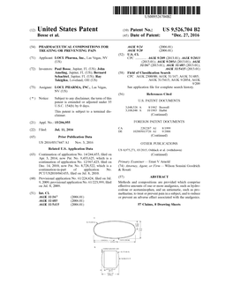 (12) United States Patent (10) Patent No.: US 9,526,704 B2 Bosse Et Al