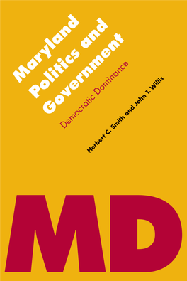 Maryland Politics and Government: Democratic Dominance / Herbert C