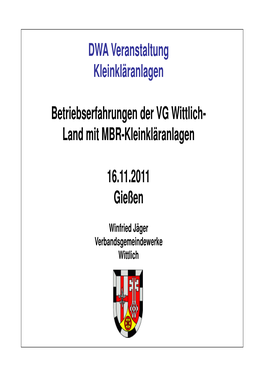 Vortrag Jäger VG Wittlich 2011-11-16