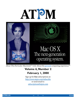 About This Particular Macintosh 6.02