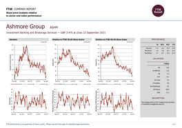 FTSE Factsheet