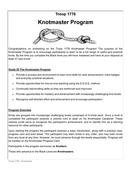 Knotmaster Program
