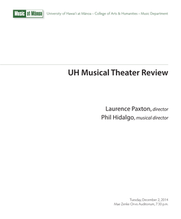 UH Musical Theater Review