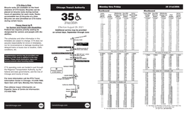 31St/35Th Exteriors of CTA Buses