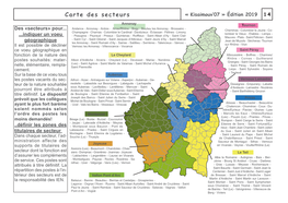 Carte Des Secteurs « Kisaimouv’07 » Édition 2019 14