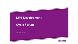 LIP3 Development Cycle Forum