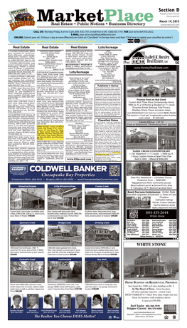 Rappahannock Record, March 14, 2013, Section D