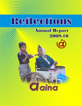 Annual Report 2009-10 AMO Aaina PARIBARA ANNUAL REPORT 2009-10