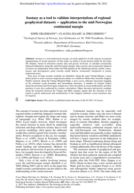 Application to the Mid-Norwegian Continental Margin