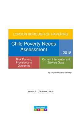 Child Poverty Needs Assessment 2018