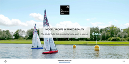 Model Yachts in Mixed Reality
