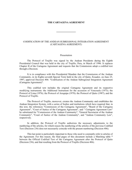 Cartagena Agreement