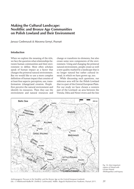 Making the Cultural Landscape: Neolithic and Bronze Age Communities on Polish Lowland and Their Environment