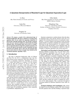 Arxiv:2102.00329V1 [Cs.LO] 30 Jan 2021 Interfering Effects