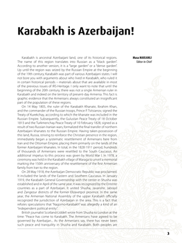 Karabakh Is Azerbaijan!