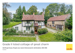 Grade II Listed Cottage of Great Charm