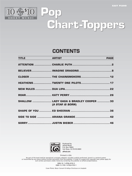 Pop Chart-Toppers