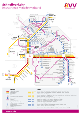 Schnellverkehr Im Aachener Verkehrsverbund