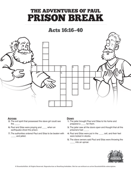 PRISON BREAK Acts 16:16–40