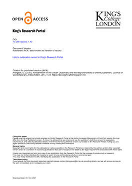 King's Research Portal