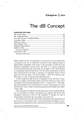 The Db Concept