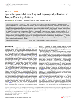 Synthetic Spin–Orbit Coupling and Topological Polaritons in Janeys–Cummings Lattices