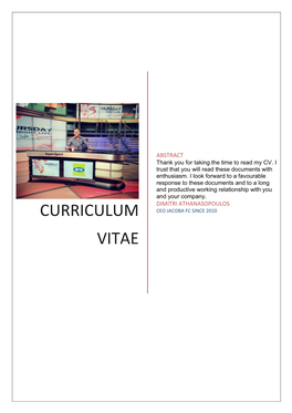 Curriculum Vitae