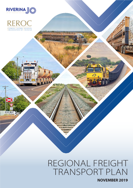 Regional Freight Transport Plan November 2019 Regional Freight Transport Plan