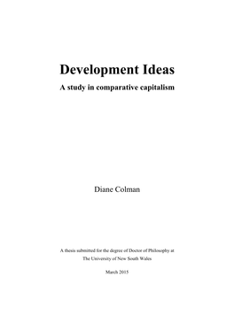 Development Ideas