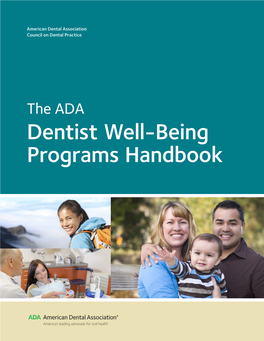 ADA Dentists Well-Being Programs Handbook