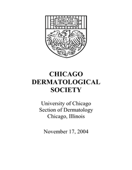 University of Chicago, November 2004