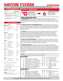 TRUETEAM 15 NCAA Tournament Appearnces • Top 30 NCAA Attendance • Top 10 Television Market • 19 NBA Players