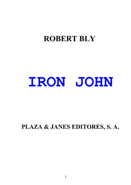 Iron John, De Robert