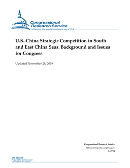 US-China Strategic Competition in South and East